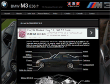 Tablet Screenshot of bmw-m3-e36.fr